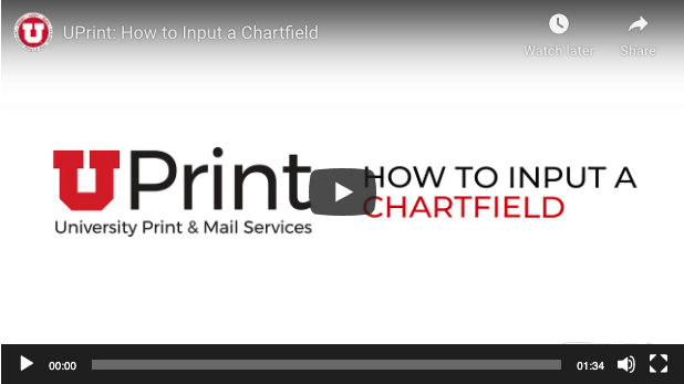 How to Input a Chartfield